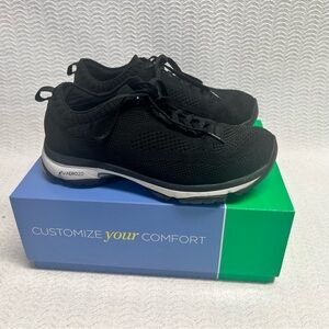abeo / pro system vdw1138 denise black athletic shoes size 8